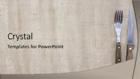  Presentation with create - Cool new PPT theme with is used to create a menu for a steakhouse backdrop and a soft green colored foreground