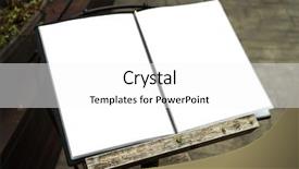  Presentation with restaurant menu - Presentation theme having menu frame in front background and a white colored foreground