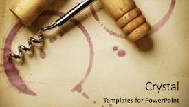  Presentation with wine - Amazing theme having menu listing - wine background vintage style backdrop and a soft green colored foreground