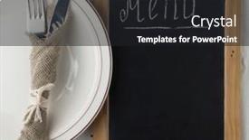  Presentation with title - Slides consisting of menu-title-written-white-chalk background and a dark gray colored foreground