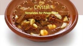  Presentation with mexican - Slide set with menudo-rojo-is-a-traditional background and a tawny brown colored foreground