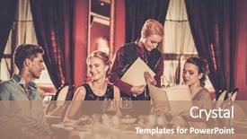  Presentation with friends - Presentation consisting of menus choosing in a luxury background and a  colored foreground