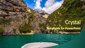  Presentation with peter walking on water - Colorful presentation design enhanced with mercantour park provence alps france backdrop and a  colored foreground