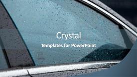  Presentation with car - Audience pleasing theme consisting of benz - car for sale in showroom backdrop and a teal colored foreground