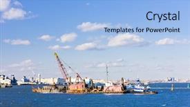  Presentation with harlem new york - PPT layouts having merchant navy - port in upper new york background and a  colored foreground