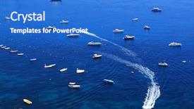  Presentation with sailing - Beautiful PPT layouts featuring glazing - still life of donut glaze backdrop and a coral colored foreground