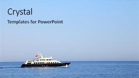  Presentation with navy - Presentation design featuring merchant navy - sailing ships on the mediteranean background and a  colored foreground