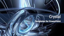  Presentation with blue abstract - Presentation with lots of baked goods sliced breed etc background and a yellow colored foreground