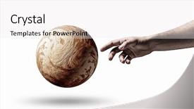  Presentation with mercury - Amazing theme having mercury - creating the uniqueness backdrop and a white colored foreground