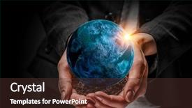  Presentation with mercury - Slides having mercury - idea of earth creation background and a tawny brown colored foreground