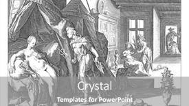  Presentation with mercury - Slide set featuring mercury-approaches-herse background and a gray colored foreground