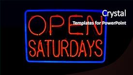  Presentation with mercury - Beautiful presentation featuring mercury element - neon alphabet with symbols letters backdrop and a black colored foreground