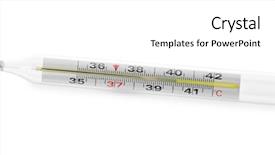  Presentation with mercury - Amazing slides having mercury thermometer on white background backdrop and a white colored foreground
