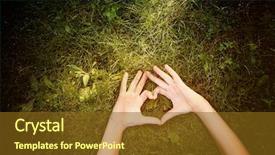  Presentation with shape heart - Beautiful slides featuring mercy - child laying outdoors making backdrop and a tawny brown colored foreground