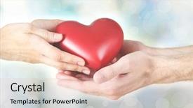  Presentation with family holding hands - Amazing theme having mercy - female and male hands holding backdrop and a lemonade colored foreground