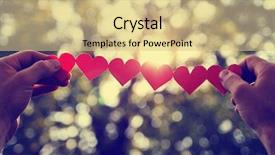  Presentation with holding hands - Beautiful theme featuring mercy - hands holding a string backdrop and a lemonade colored foreground