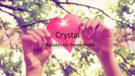  Presentation with hands heart - Cool new theme with mercy - hands holding paper heart instagram backdrop and a coral colored foreground