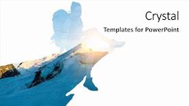  Presentation with nature - Colorful theme enhanced with merged into the nature mixed backdrop and a  colored foreground