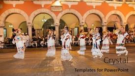  Presentation with catholic - Slide deck consisting of merida-mexico-dec-14-2015 background and a coral colored foreground