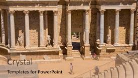  Presentation with roman theatre - 