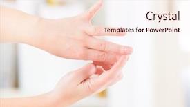  Presentation with finger point - Slide deck consisting of tapping a form of counseling background and a lemonade colored foreground