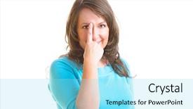  Presentation with brow - PPT theme having tapping a form of counseling background and a arctic colored foreground