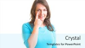  Presentation with eye medicine - Beautiful slide set featuring tapping a form of counseling backdrop and a arctic colored foreground