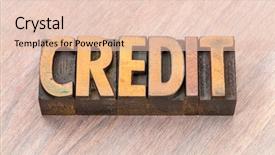  Presentation with vintage - Amazing slide set having credit word abstract in vintage backdrop and a lemonade colored foreground