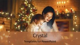  Presentation with happy holiday - PPT layouts enhanced with merry christmas and happy holiday background and a red colored foreground