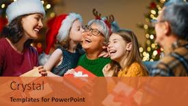  Presentation with merry christmas - Beautiful PPT layouts featuring merry-christmas-and-happy-holidays backdrop and a red colored foreground
