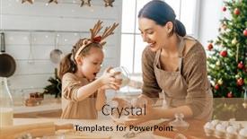  Presentation with merry christmas - Amazing presentation design having merry-christmas-and-happy-holidays backdrop and a coral colored foreground