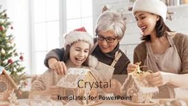  Presentation with merry christmas - Beautiful PPT layouts featuring merry-christmas-and-happy-holidays backdrop and a coral colored foreground