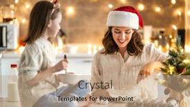  Presentation with christmas food - 