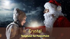  Presentation with merry christmas - Presentation theme enhanced with merry-christmas-and-happy-holidays and a tawny brown colored foreground