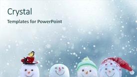  Presentation with happy new year - Colorful slides enhanced with merry christmas and happy new backdrop and a sky blue colored foreground