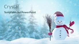  Presentation with happy new year - Amazing PPT theme having merry-christmas-and-happy-new backdrop and a cool aqua colored foreground