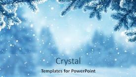  Presentation with happy new year - Theme enhanced with merry-christmas-and-happy-new background and a light blue colored foreground