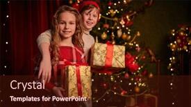  Presentation with happy new year - PPT layouts enhanced with merry-christmas-and-happy-new background and a wine colored foreground