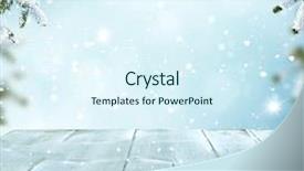  Presentation with seasons greeting - Amazing slide deck having merry christmas and happy new backdrop and a sky blue colored foreground