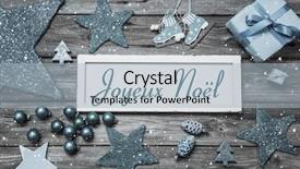  Presentation with merry christmas - PPT theme with merry christmas card in blue background and a light blue colored foreground