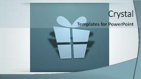  Presentation with merry christmas - Amazing theme having important national monument in laos backdrop and a light gray colored foreground