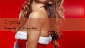  Presentation with merry christmas - Audience pleasing PPT theme consisting of merry christmas concept backdrop and a red colored foreground