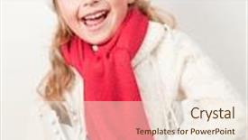  Presentation with skating - Beautiful slides featuring merry-christmas-ice-skating-girl backdrop and a sky blue colored foreground