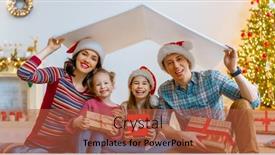  Presentation with housing - Amazing slides having merry-christmas-pretty-young-mother backdrop and a red colored foreground