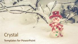  Presentation with merry christmas - Slide deck with merry christmas winter christmas background with festive snowman wearing a red hat winter landscape nature background snowy forest christmas and new year greeting cards perfect winter greetings background and a cream colored foreground