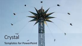  Presentation with spinning - Presentation theme enhanced with merry-go-round spinning background and a  colored foreground