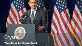  Presentation with president - Presentation theme featuring mesa-az-february-18-president background and a  colored foreground