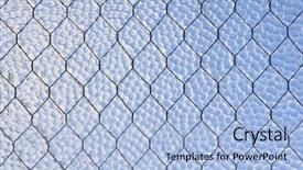  Presentation with glass - Audience pleasing theme consisting of close-up image of wire backdrop and a  colored foreground