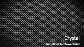  Presentation with grill - Cool new presentation design with mesh - texture of a black metal backdrop and a dark gray colored foreground