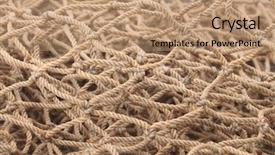  Presentation with fish net - PPT theme with meshing gear space - fish net background and a  colored foreground